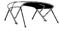 3-BOW Bimini TOP FRAME