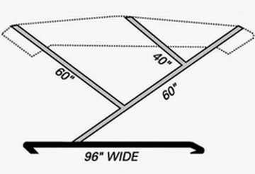 3-BOW Bimini TOP FRAME